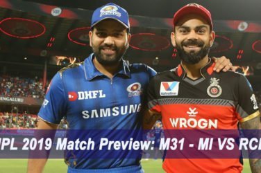 IPL 2019 Match Preview M31 - MI VS RCB