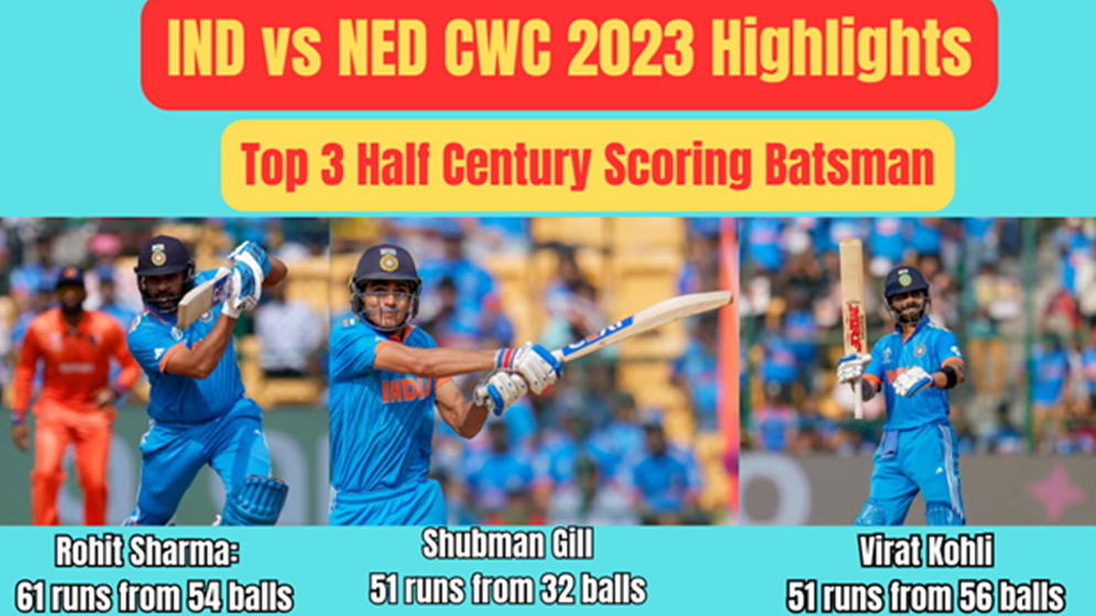 IND vs NED CWC 2023 intriguing Highlights