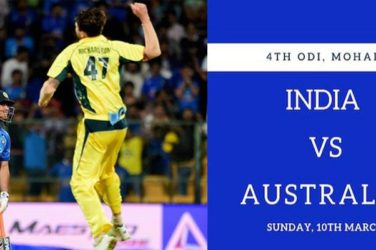 India vs Australia 4rd ODI Preview