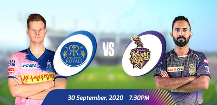 IPL 2020 RR vs KKR Prediction