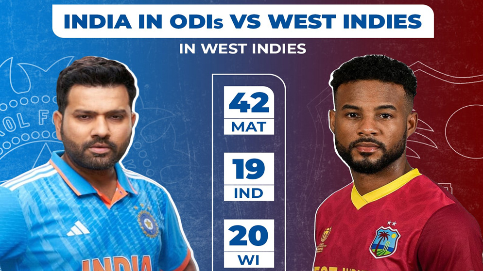 West Indies vs India 1st ODI 2023
