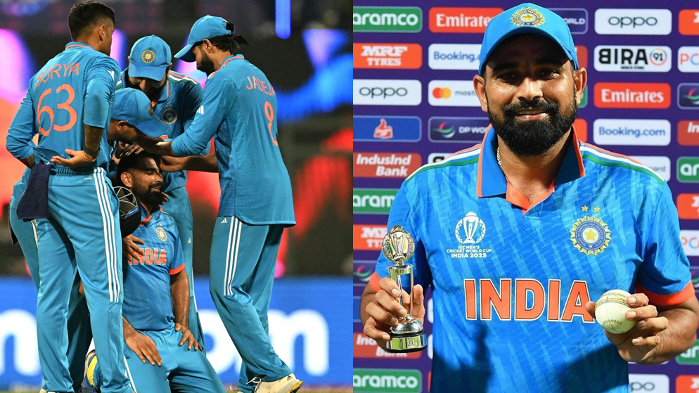 Shami strikes another fifer as IND humiliate SL by 302 runs